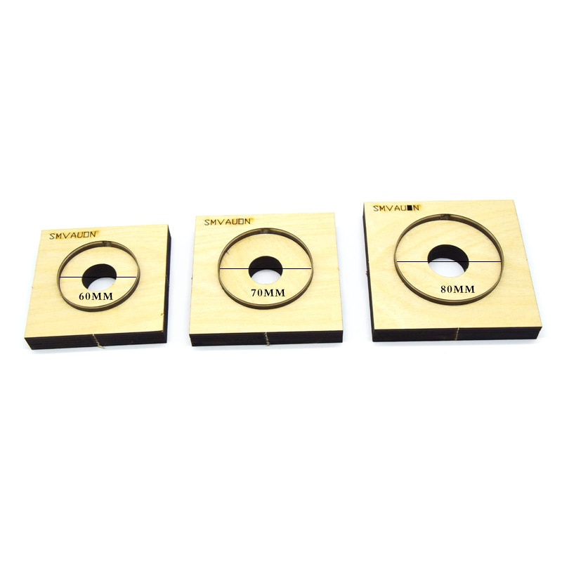 Troquel de acero de japón para cortar, troquel redondo, círculo, molde para recortar herramientas de corte, troqueles de madera para cortador de cuero, bricolaje, artesanía de cuero SMVAUON: Blanking cutter 70mm
