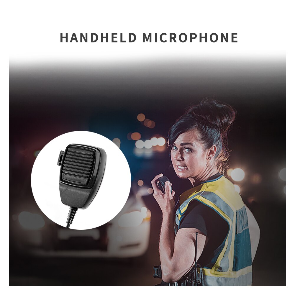 YHAAVALE Car Horn Loudspeaker 12V Police Siren 200W 9 Tones PA Warning System With Handheld Microphone & Loud Speaker CJB100P