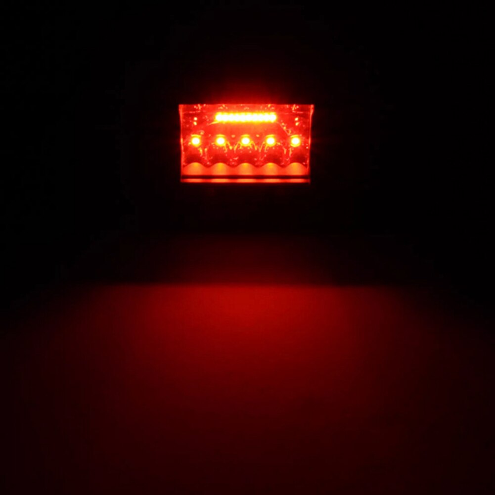 Red LED Work Light Strip Flood Light Driving Fog Light Off-Road Truck LED ATV Off-road SUV Driving Searchlight 2x 4 Inch