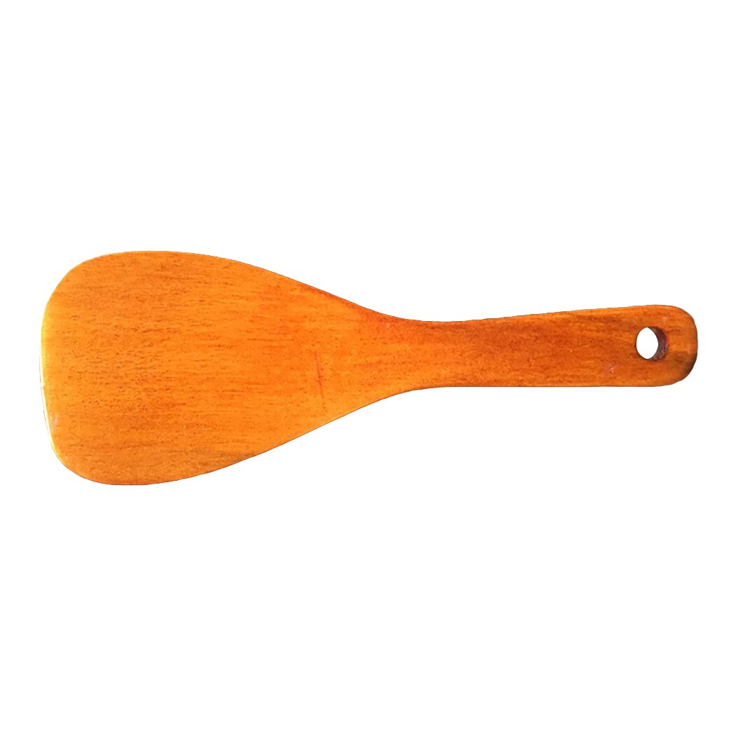 Cooking Spatula Non Stick Wooden Cooking Utensil Kitchen Spatula Wooden Spoon Wood Kitchen Utensils: Brown