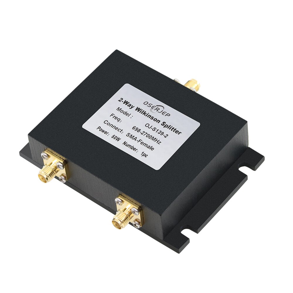 SMA tipo hembra 2/3/4Way divisor de potencia combinador 698-2700MHz Wilkinson Micro Strip para amplificador de señal de teléfono móvil GPS