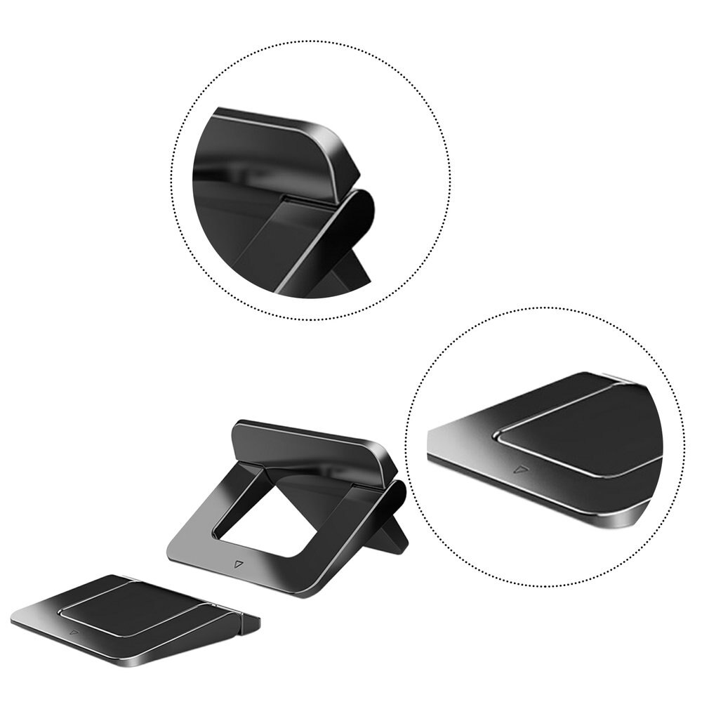 2 paar mini-laptopständer, unsichtbare notebookhalterung, verstellbare kühlfunktion, faltbarer tablet-tischständer, computerstütze