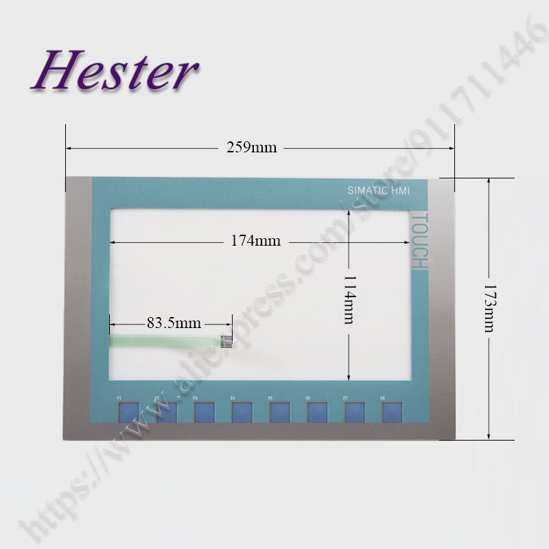 berühren Tafel Bildschirm Glas für 6AV2123-2JB03-0AX0 6AV2 123-2JB03-0AX0 KTP900 Grundlegende Touchscreen mit Membran Tastatur