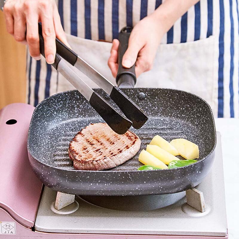Aluminum Non-Stick Square Frying Pan Steak Frying Pan Multi-Function Frying Pan