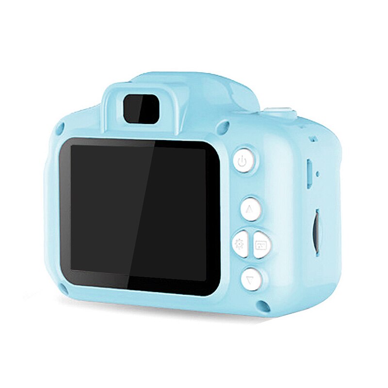 Mini Camera Digitale Kids Hd Screen Oplaadbare Cartoon Leuke Camera Speelgoed Outdoor Fotografie Props Kids: HD  blue