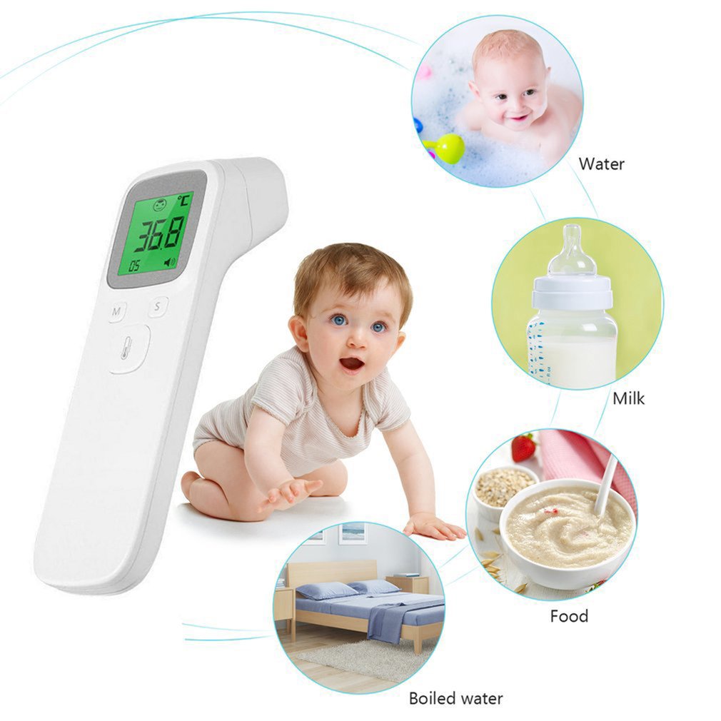 Infrared Human Body Thermometer Wall-Mounted Infrared Temperature Measurement Non-Contact Digital Thermometer