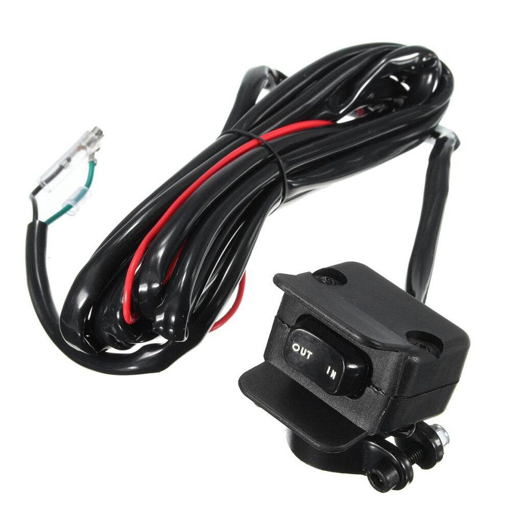 12V ATV/UTV Winch Rocker Switch Handlebar Control Line Accessories Suitable for Motorclcles