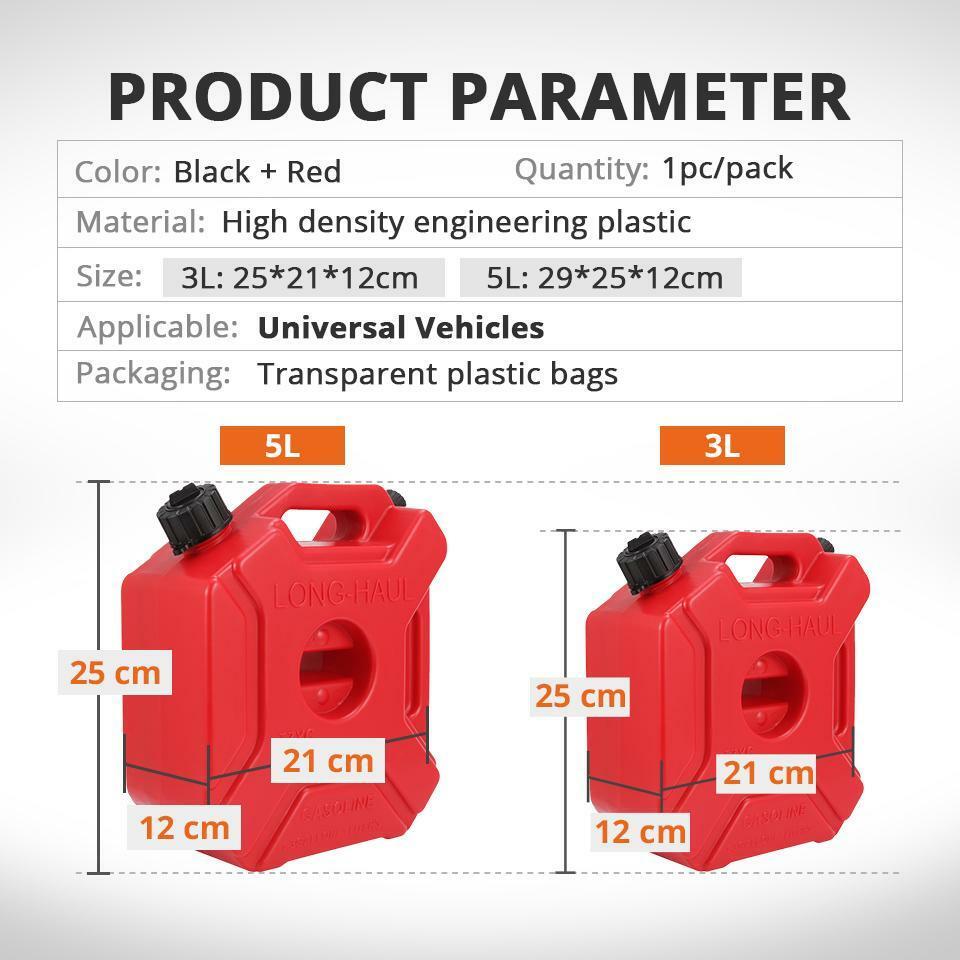 3l brandstoftanks plastic benzine jerrycan auto jerrycan motorfiets benzine jerrycan reserve container antistatische benzine 5l jerrycan voor bmw