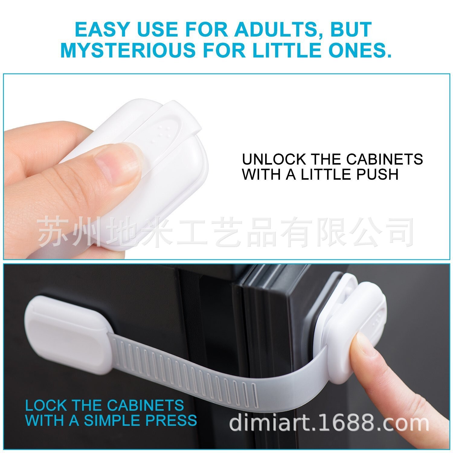 Multi-funcional ajustável bloqueio de segurança para crianças armário gaveta geladeira bloqueio ntdiz1069
