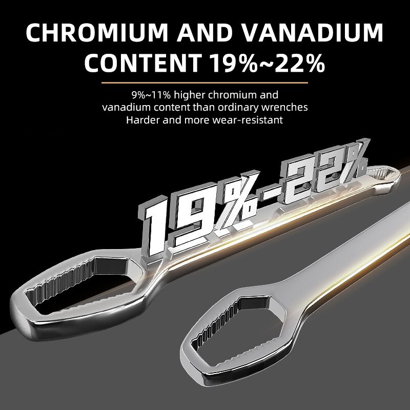 8-22mm universal torx chave dupla face auto-aperto ferramentas de reparo duplo-ended chave para diy máquina &amp; manutenção automática