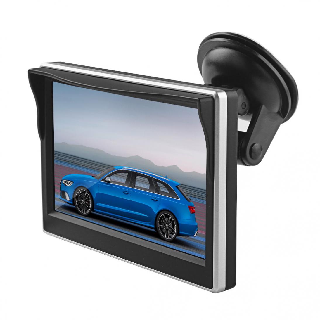 5 Inch TFT Lcd-scherm 480x272 HD Digitale Kleur Auto Achteruitrijcamera Monitor + 7 IR Lights Water -proof 120 Graden Auto Achteruitrijcamera