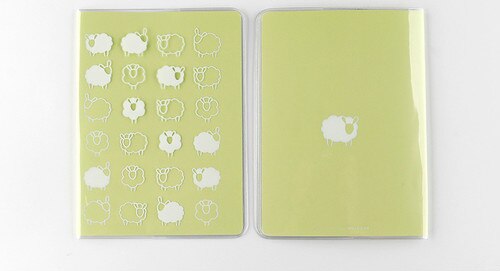 Note til pvc-omslag  a5 a6 blomsterprintet gennemsigtig softcover til monteret journalomslag: A6 pvc dæksel-b