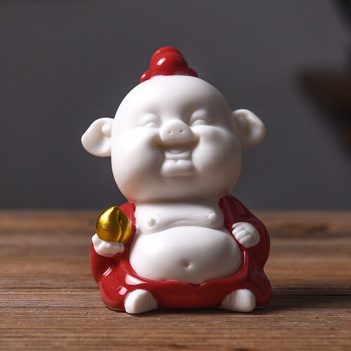 ANCIENNE GRANDE SCULPTURE /ceramique craquelée /CHAT EUR 59,99 - FR