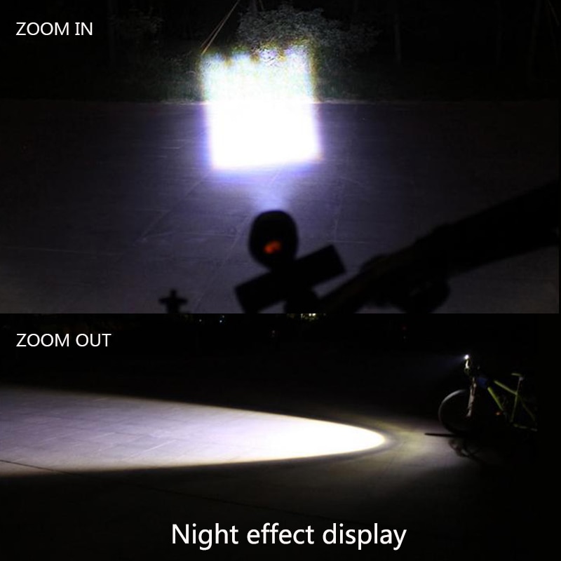 Wasserdichte USB Aufladbare Fahrrad Licht MTB Nacht Sicherheit Warnung Fahrrad Lampe mit Rücklicht Fahrrad Zubehör