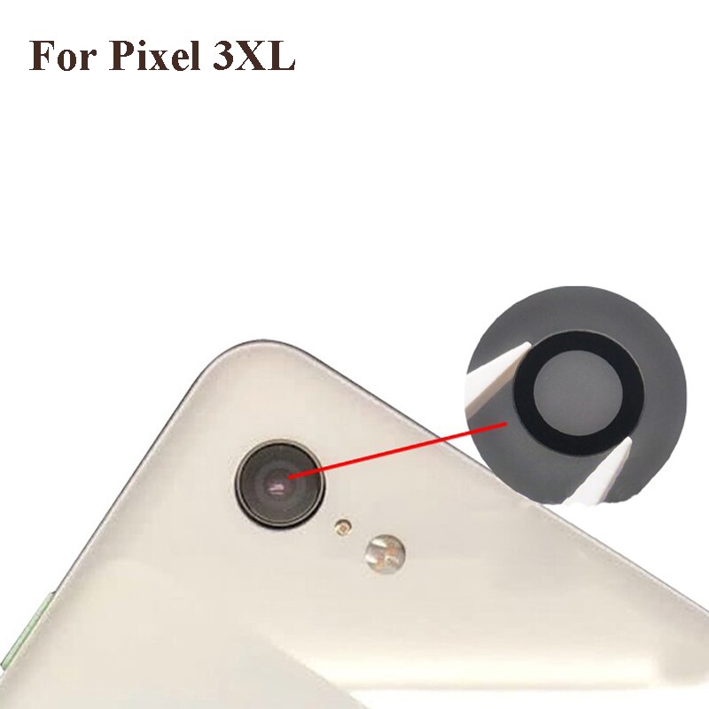 2 STUKS Voor Google Pixel 3 XL 3XL Back Rear Camera Glas Lens Repairment Reparatie onderdelen test goed pixel3 XL