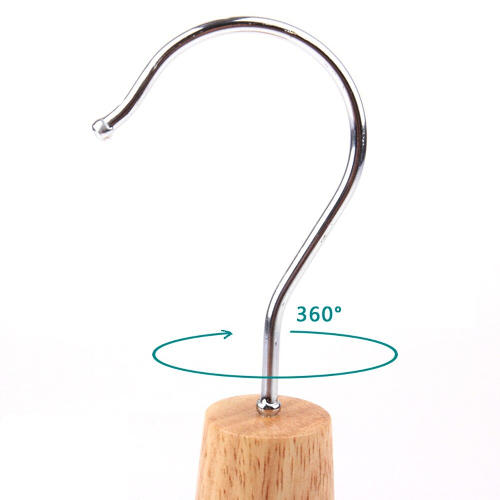 Accessoires sjaals kleding metalen haken draaibare riemhanger hangende houder multifunctionele houten rekken handdoek garderobe organizer stropdassen