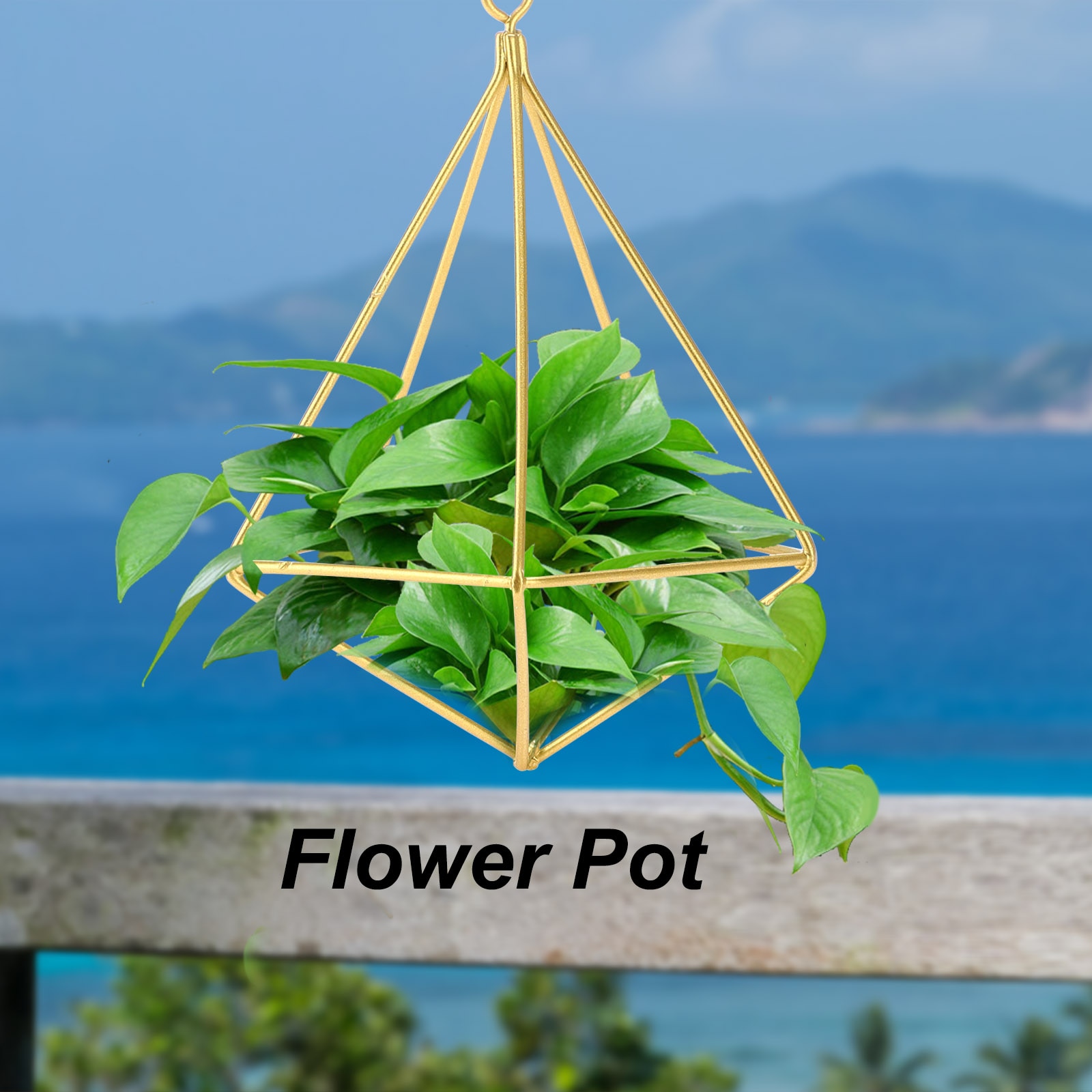 Geometryczne szklane Terrarium Tabletop Zakład sukulenty doniczka dekoracyjny pojemnik prezent