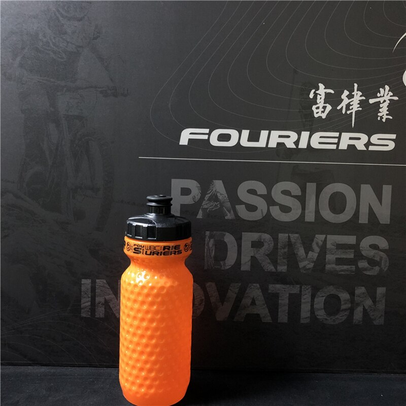 Fouriers sport vandflaske 600ml mountainbike landevejscykel mtb cykling skridsikker modstandsbestandig vandflaske wbc -be005: Orange