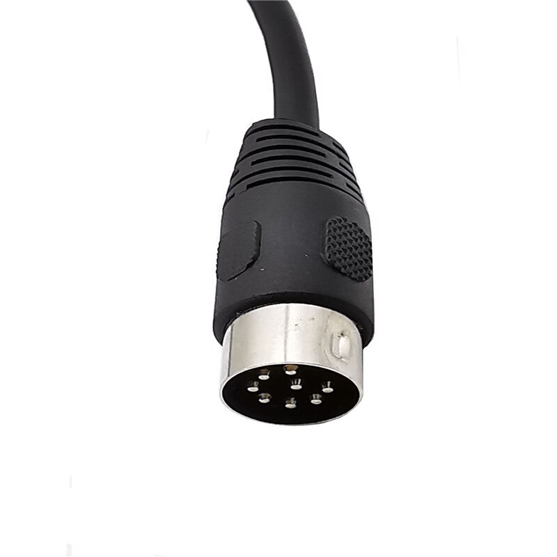 DIN 8-Pin MIDI Cable Splitter Y Cable Adapter One 8-Pin Male to Two 8pin 2 Female Cable 30cm/0.3m 1ft