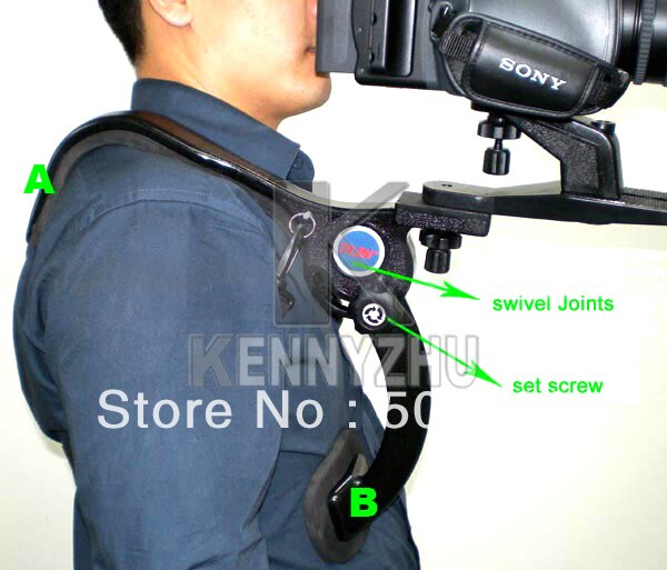 Shoulder Support Pad Stabilizer For DSLR Video Cameras DV Camcorder Hands-free Comfortable Shooting