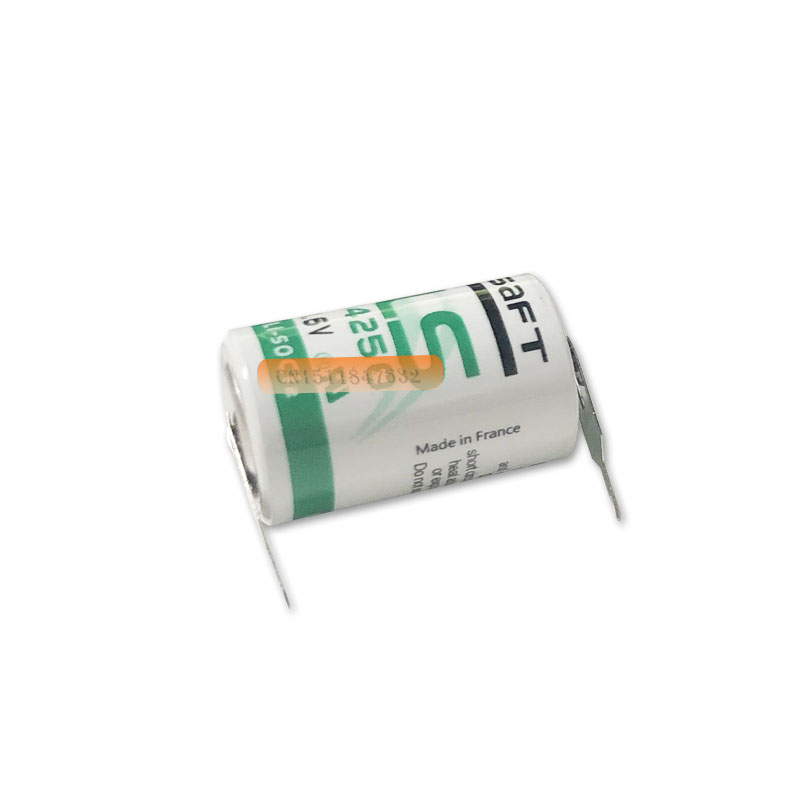 1 Stks/partij Originele Saft Ls 14250 LS14250 1/2 Aa 1/2AA 3.6V 1250 Mah Plc Lithium Batterij met Pins