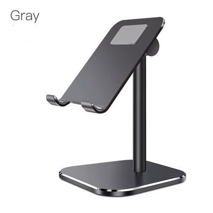 Handy Halter Aluminium Legierung Metall Desktop Tablet Halter Für Universal Tablet & Telefon Einstellbar Stand Telefon Halter: Default Title