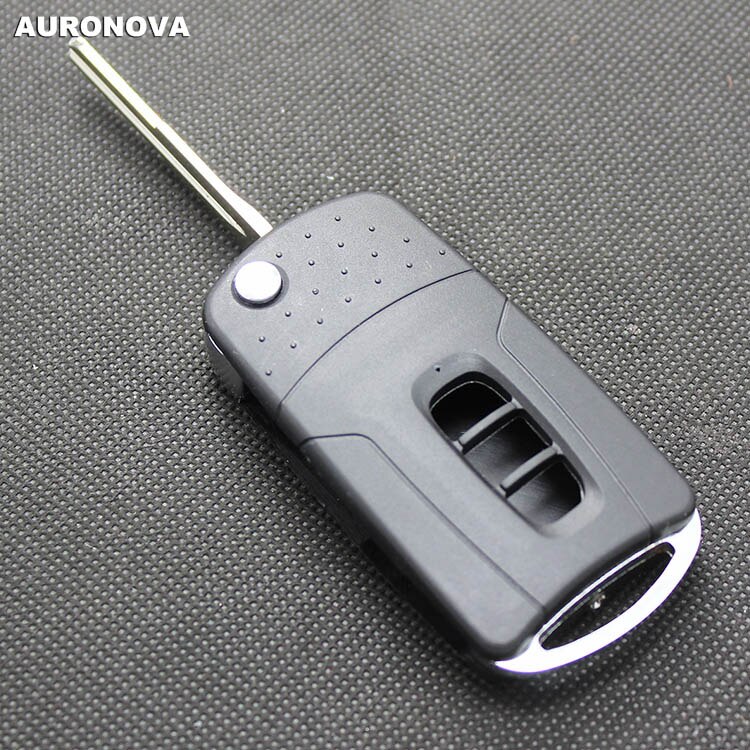 Auronova Gewijzigd Folding Key Shell Voor Chevrolet Captiva Flip Folding Key 3 Knoppen Afstandsbediening Autosleutel Geval