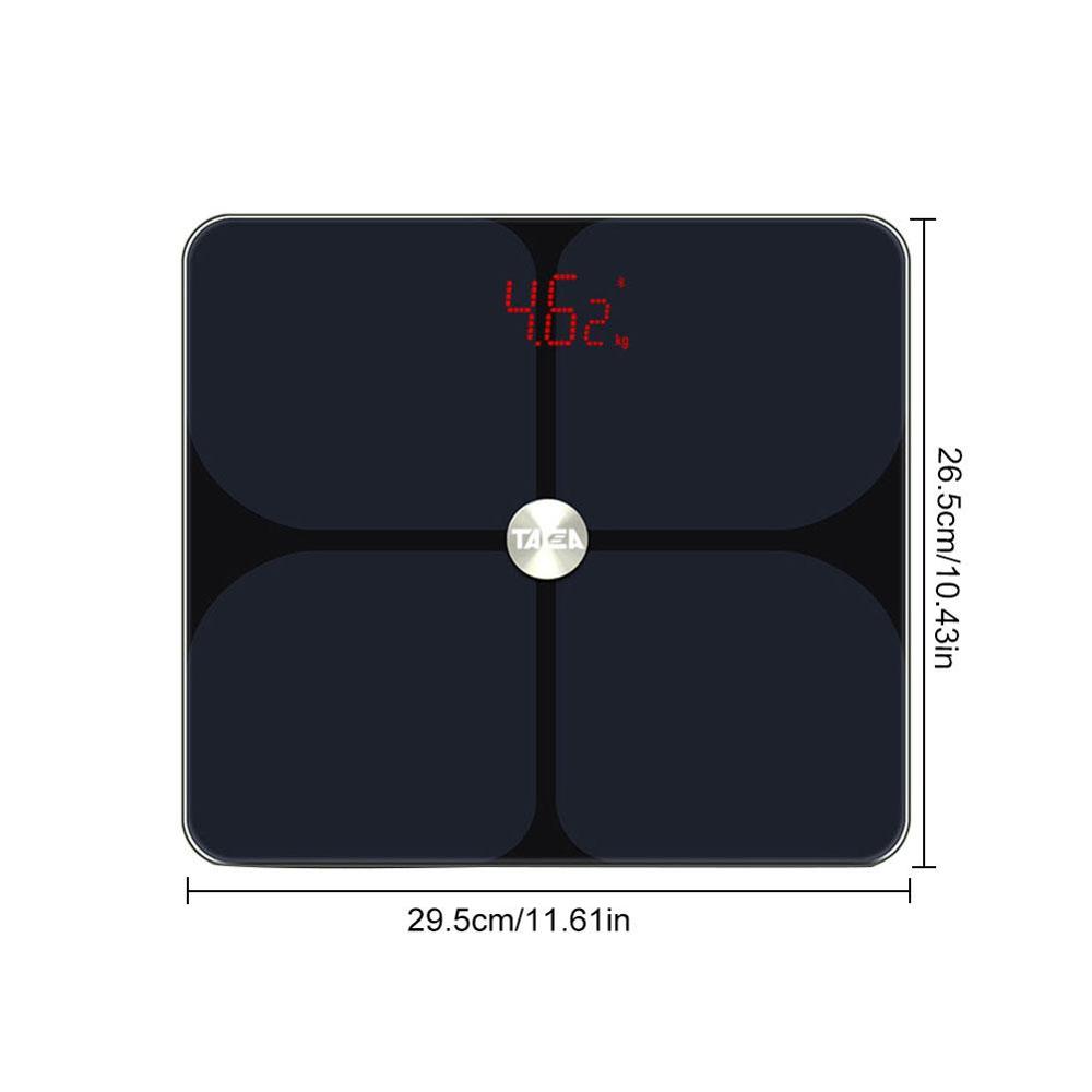 Body Fat Scale Floor Scientific Smart Electronic LED Digital Weights Scale Balance Bluetooth For Fitbit Apple Health &amp; Google