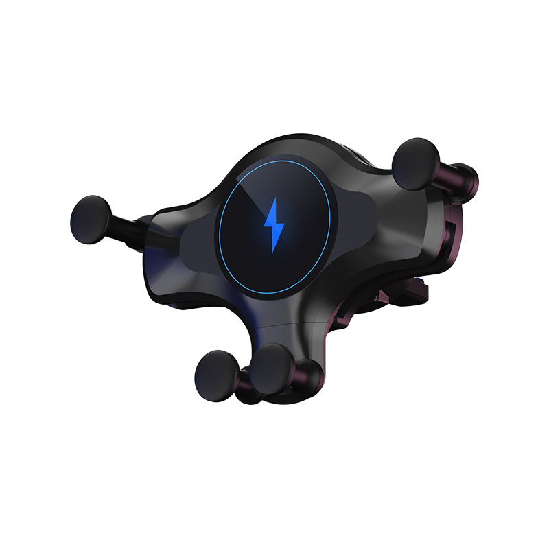 Tongdaytech 10w auto qi fast wireless charger gravity car phone holder for iphone 8 xs 11 pro samsung  s20