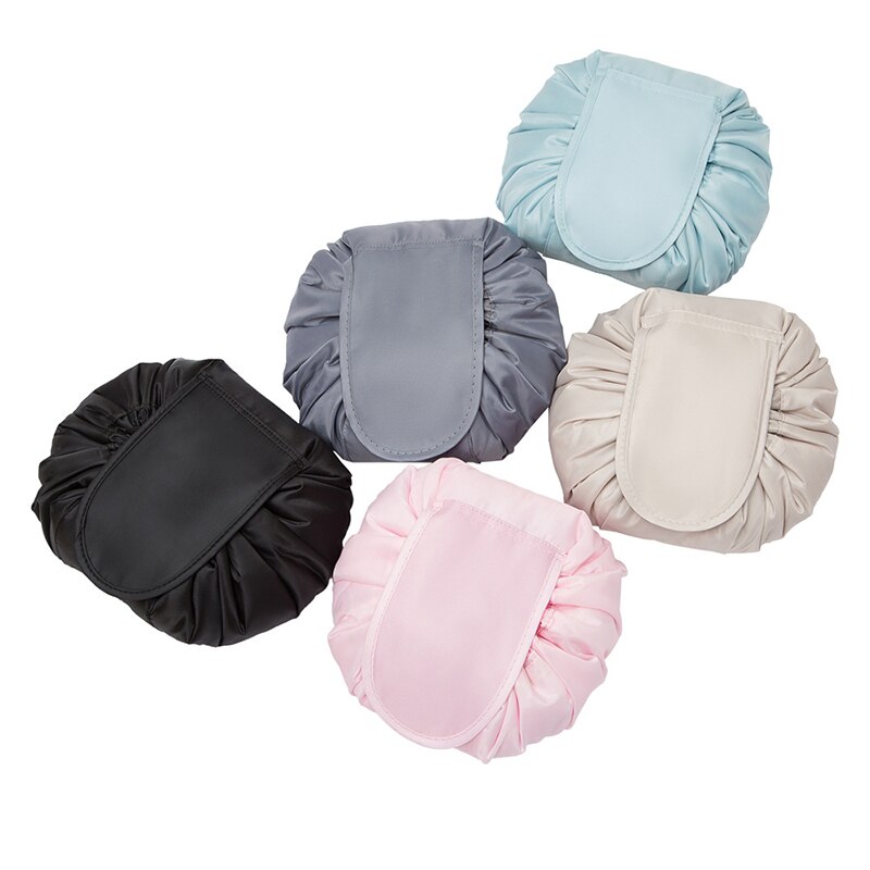 Unisex Portable Lazy Storage Cosmetic Bag Drawstring Waterproof Magic Makeup Pouch Large Capacity Travel Toiletry Bag