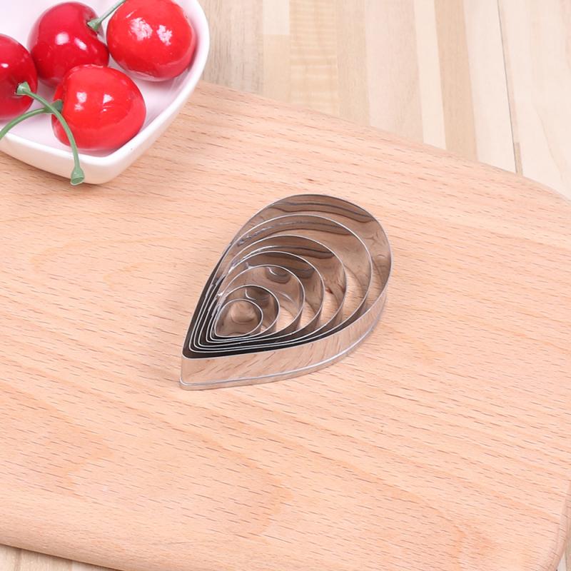 7pcs Stainless Steel Cookie Cutter Cake Biscuit Baking Mold Kitchen Bakeware Tools Cake Decorating Kitchen Baking Tool