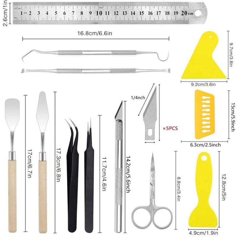Basic Tools Set Craft Vinyl Wieden Gereedschap Set Cardstock Crafting Basic Tools Kit voor Cricut/Silhouette/Siser/Oracal 631 651 751 Vinyl Basic Tools Set Craft Vinyl Wieden Gereedschap Set Cardstock Crafting Basic Tools Kit voor Cricut/Silhouette/Siser/Oracal 631 651 751 Vinyl