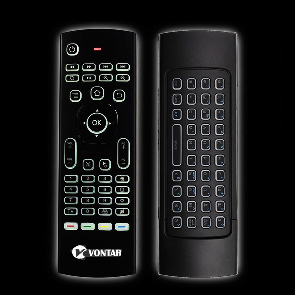 MX3 Mini Wireless Keyboard Air Mouse mx3 pro Backlit Smart voice Remote Control 2.4GHz IR Learning For Android TV Box H96 MAX X3