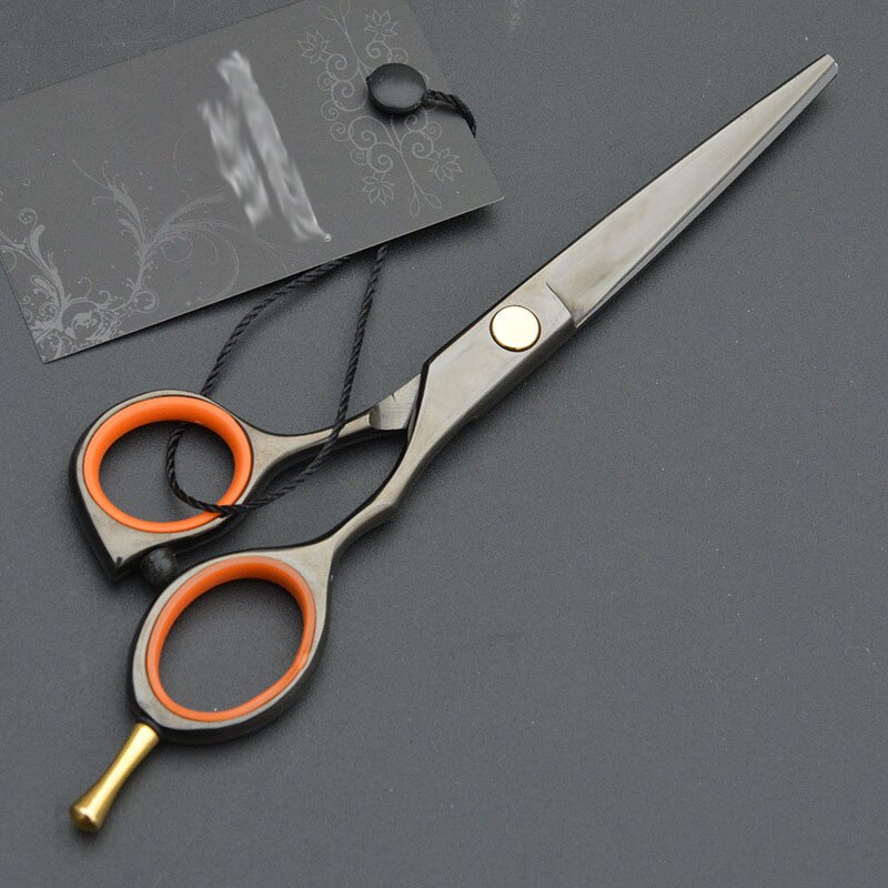 Sr-6cr-001, tijeras para el cabello de acero inoxidable, tijeras de peluquería, Cuchillas dentadas planas regulares