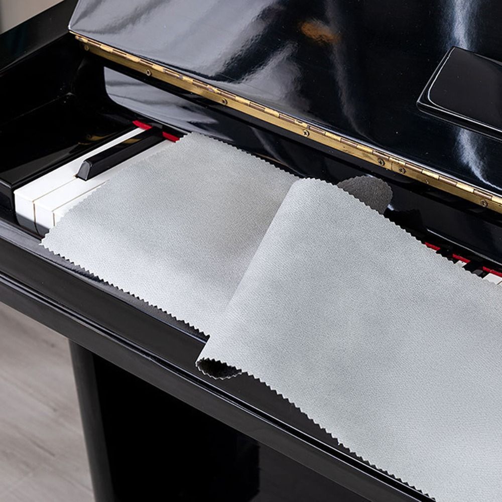 Technology Cloth Piano Dust Cover Dirt-Proof Anti Dust Piano Protective Cover Soft Texture 88 Keys Keyboard Piano Case: WHITE