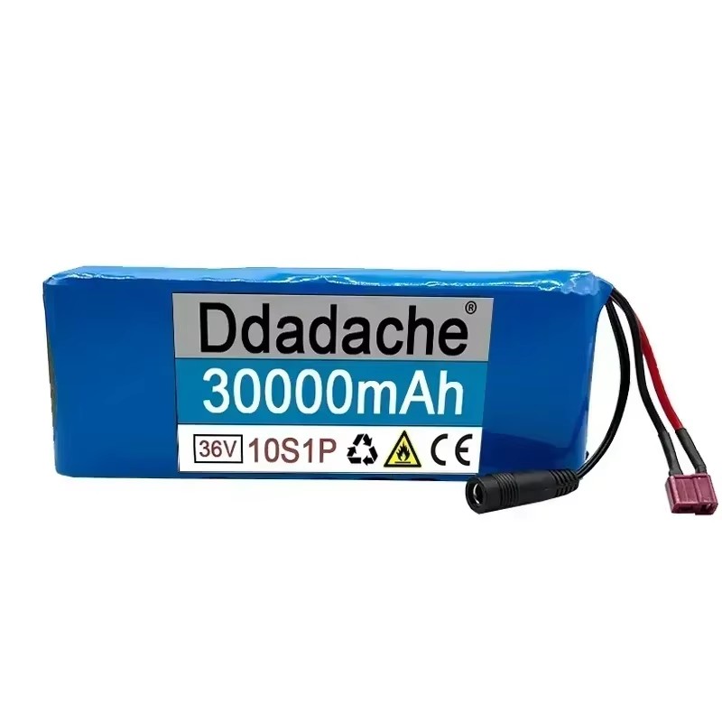 36V battery 100% genuine 36V 30000mAh 10S1P 18650 lithium-ion rechargeable battery pack 20A with BMS scooter and bicycle