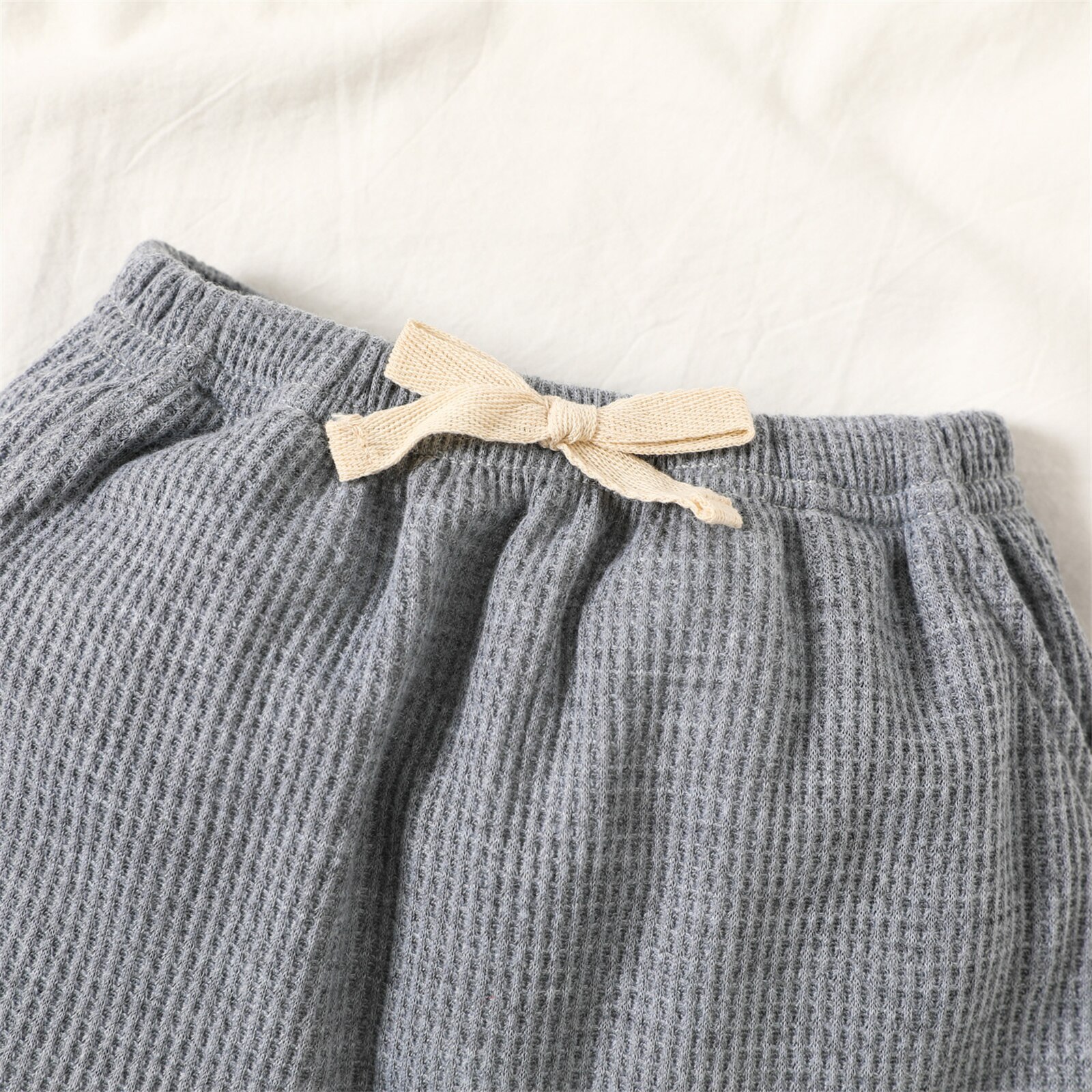 PatPat – short taille élastiquée pour bébé garçon, avec poches, couleur unie