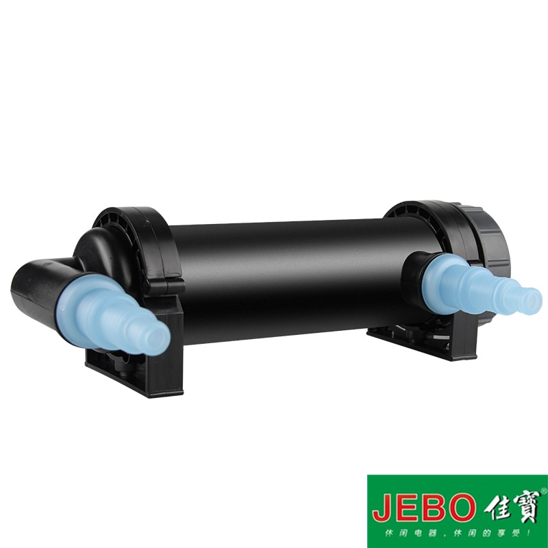 JEBO Aquarium UV Sterilizer Lamp Pond Fish Tank UV Kill Algae Ultraviolet Filter Clarifier Water Cleaner AC220-240V 5W-36W