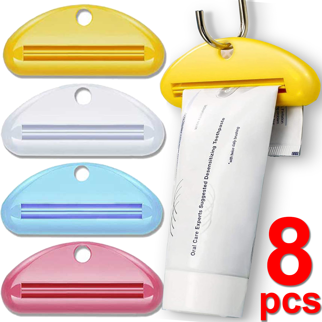 Tandpasta Knijpers Muur Opknoping Geperst Clips Tandpasta Tube Clip Gezichtsreiniger Saving Puch Dispenser Badkamer Benodigdheden