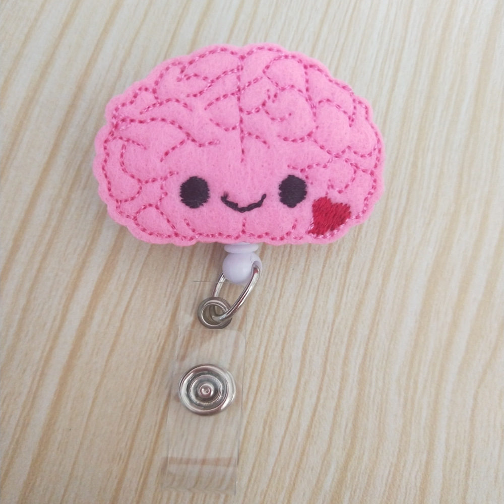 1 sztuk kobiety dziewczyna chowany pielęgniarka odznaka Reel klips do kartek Holder śliczne studenci lekarz etui na dowód osobisty Kawaii: NO.12