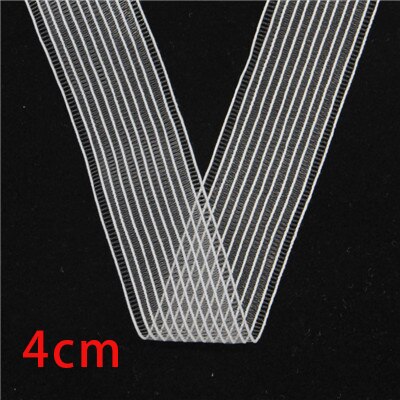 Naaien rekbare elastische band 40mm 50mm breedte wit zwart kant elastische lint tailleband ondergoed kledingstuk diy accessoires 1m: 4cm witte
