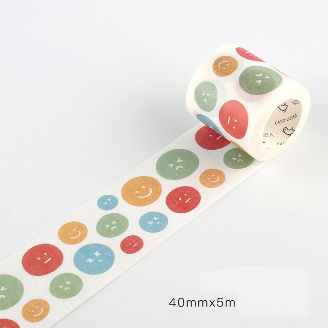 5 M filles Monologue série mignon Washi ruban de masquage Journal fournitures Scrapbooking papier stationnaire