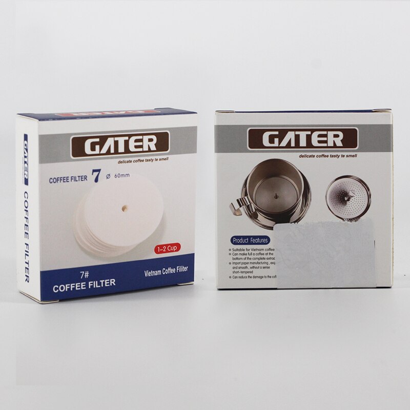 200 Pcs Papier Koffie Filter Vietnam Koffie Druppelaar Papieren Filter V60 Dripper Voor Vietnam Drip Cup Vietnamese Koffie Filter Papier