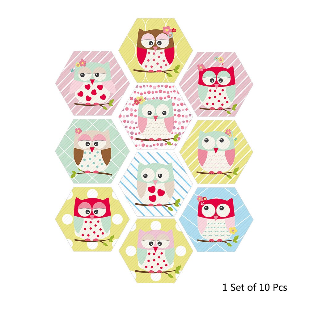 10pcs/Set PVC Imitation Marble Hexagonal Tile Stickers Bathroom Kitchen DIY Home Nonslip Floor Tiles DIY 3D Stickers Home Decor: 03