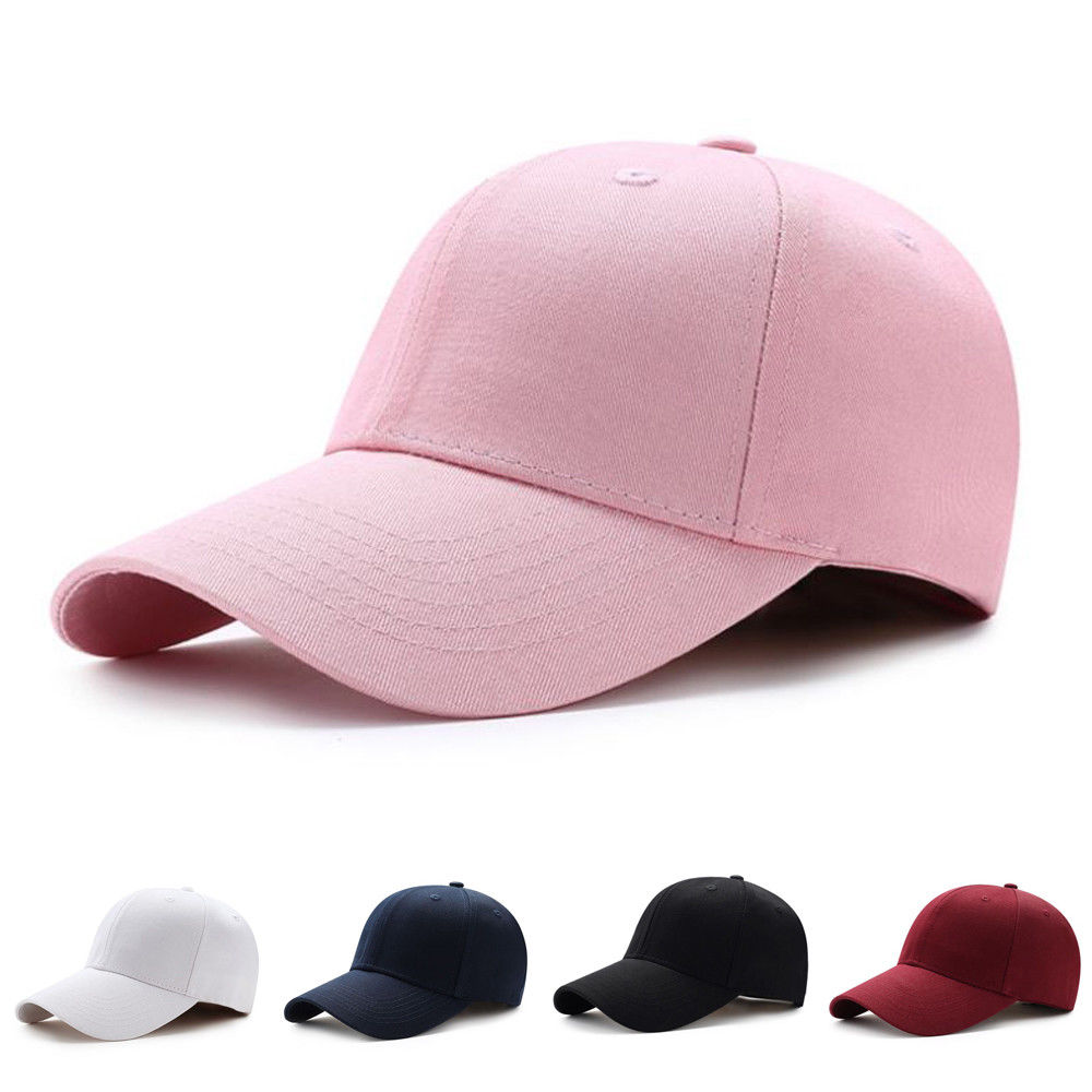 Black Cap Solid Color Baseball Cap Snapback Caps Hats Fitted Casual Hip Hop Hats For Men Women Unisex