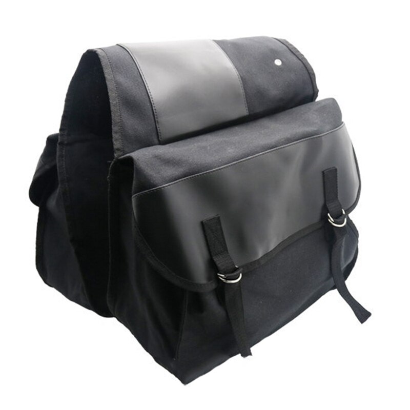 Jhd-Fiets Tas Bagage Tas Outdoor Rijden Auto Zak Motorfiets Achter Tas Reistas: Black