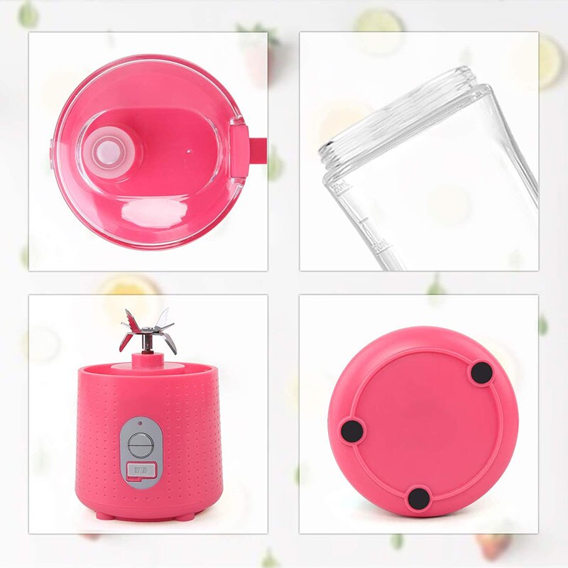 Draagbare Juicer Machine Usb Elektrische Blender Mixer Fruit Smoothie Blender Beker Voor Persoonlijke Food Processor Maker Sapcentrifuge