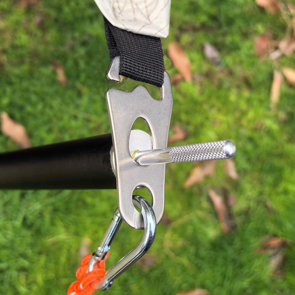 2/4Pcs Camping Tent Adjuster Wind Rope Buckle Camping Rope Buckle Canopy Rope Tightener Stainless Steel ​Awning pole Fasteners