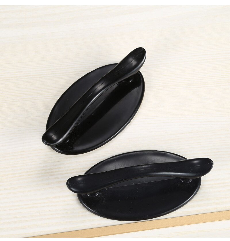 Simple small handle punch-free self-adhesive cabinet wardrobe door drawer handle glass door handle paste handle