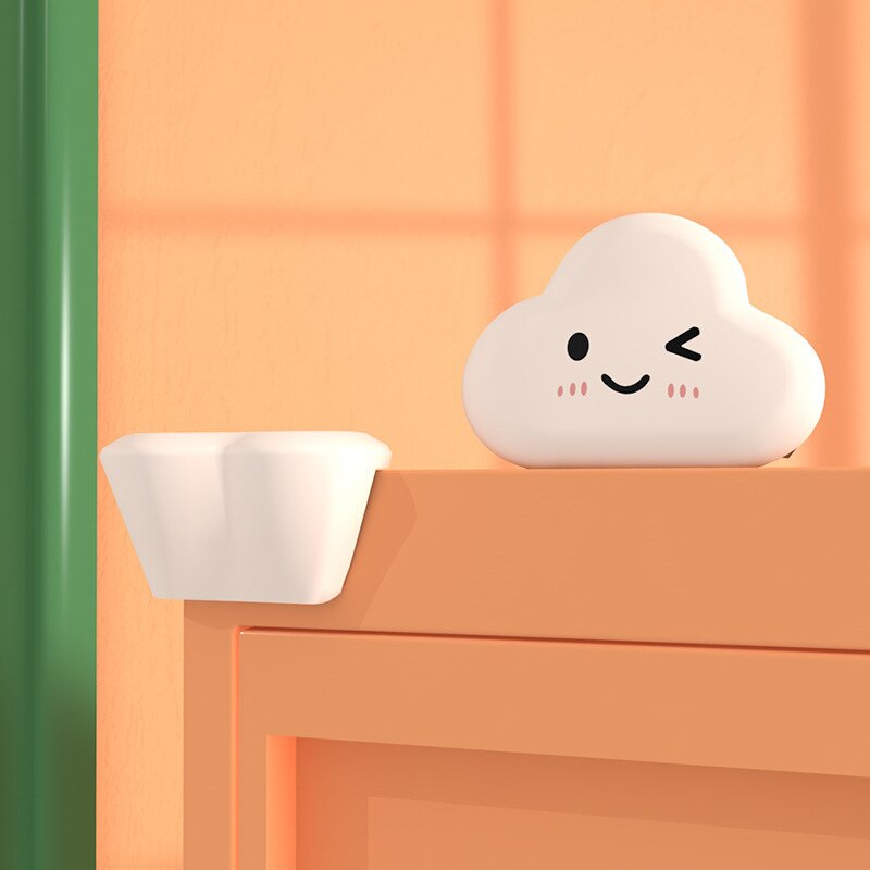 1Pc Cartoon Cloud Silicone Table Corner Protector Protection From Children Safety for Baby Child Furniture Covers Security: Khaki